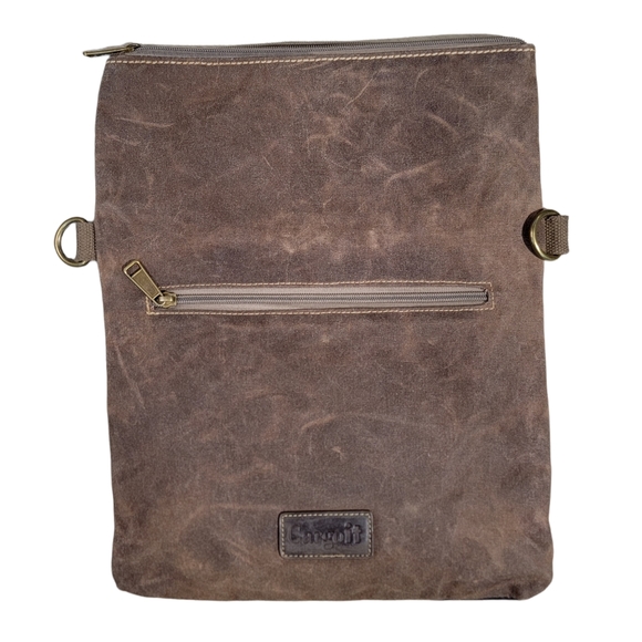 Cargoit Canvas Messenger Bag. Unisex. - Picture 5 of 9